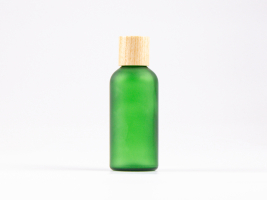 Grünglasflasche 100 ml - Tropfmontur Esche